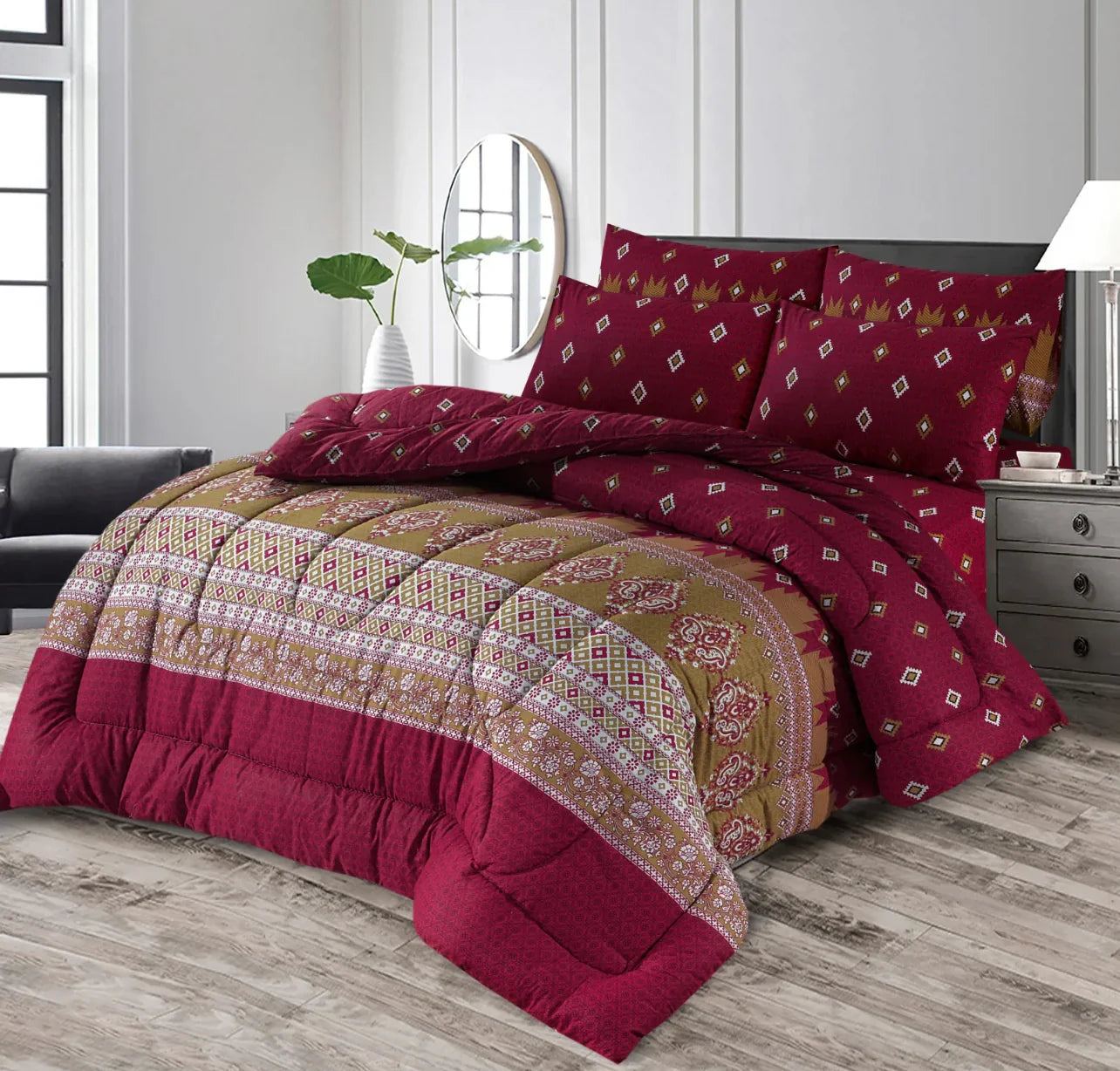 7 PC Comforter Set