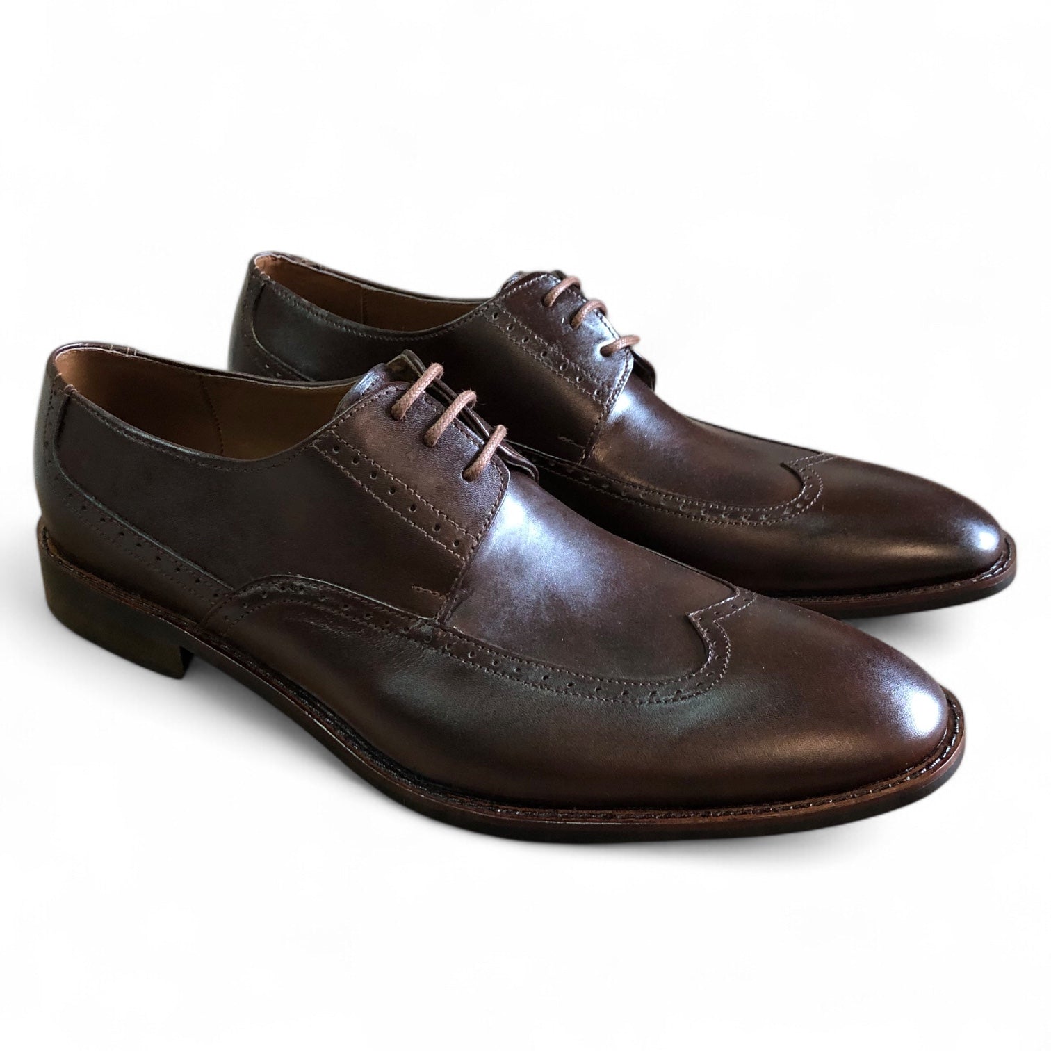 Chocolate Brown Wingtip Derby