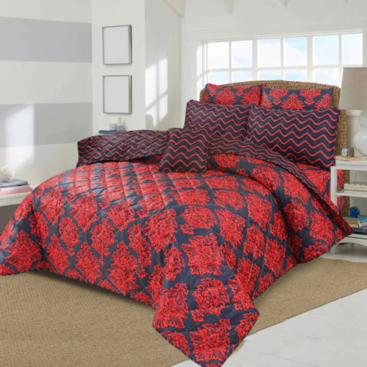 7 Pcs Summer Comforter Set 921