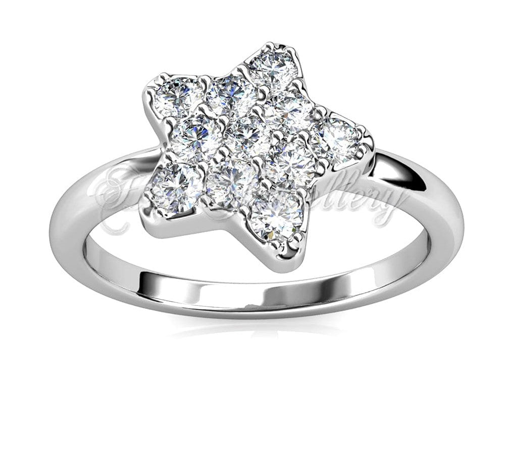 Star Blitz Crystal Cluster Ring
