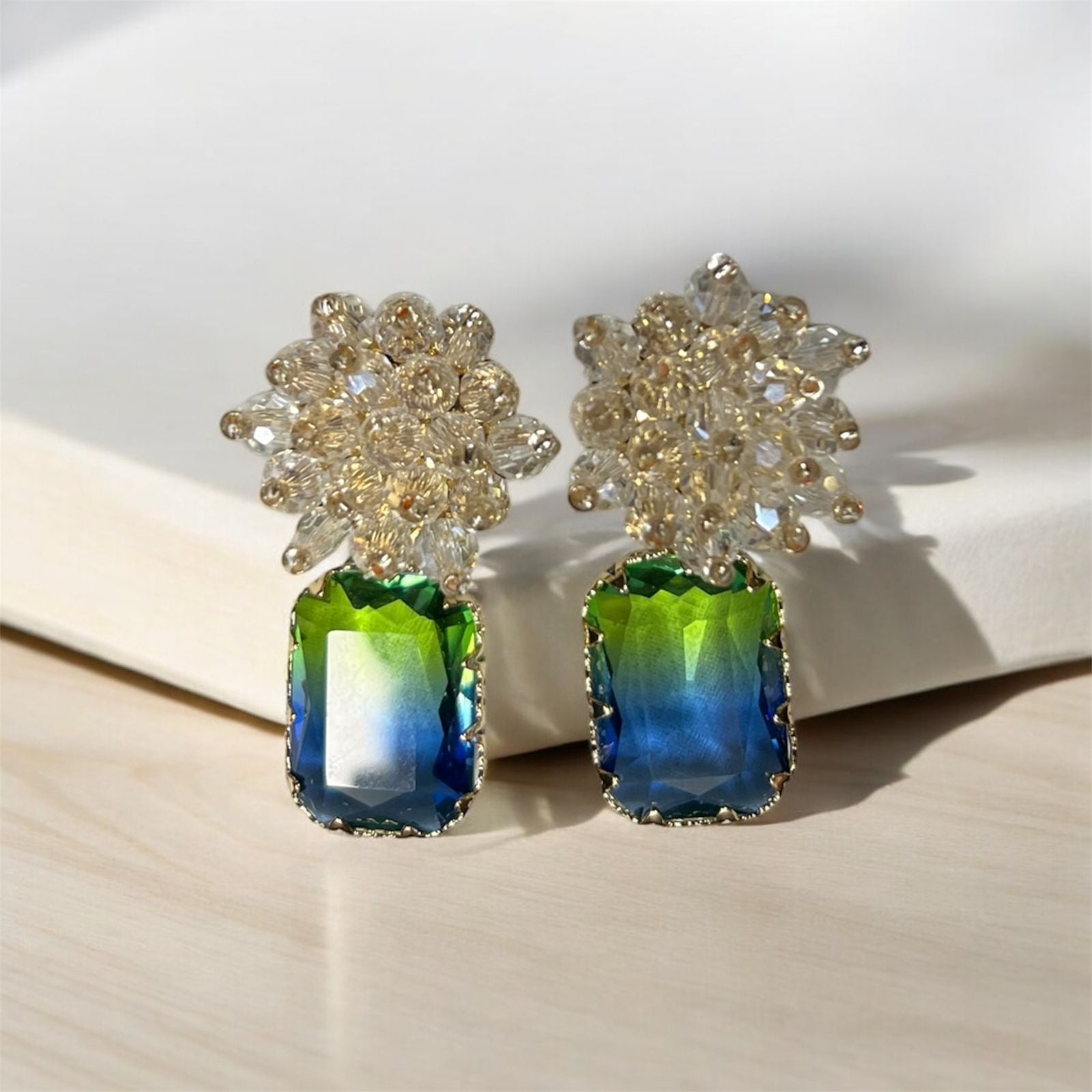 Aqua Meadow Earrings